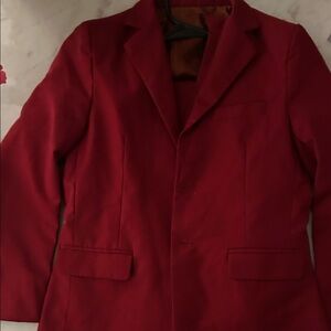 Red Blazer Jacket